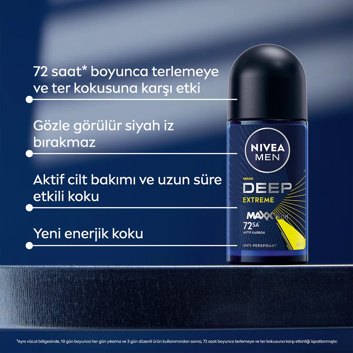 Nivea Men Deep Extreme Roll-On 50ml