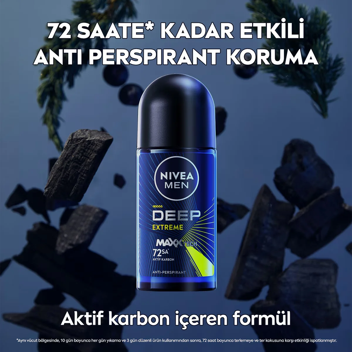 Nivea Men Deep Extreme Roll On 50 ml