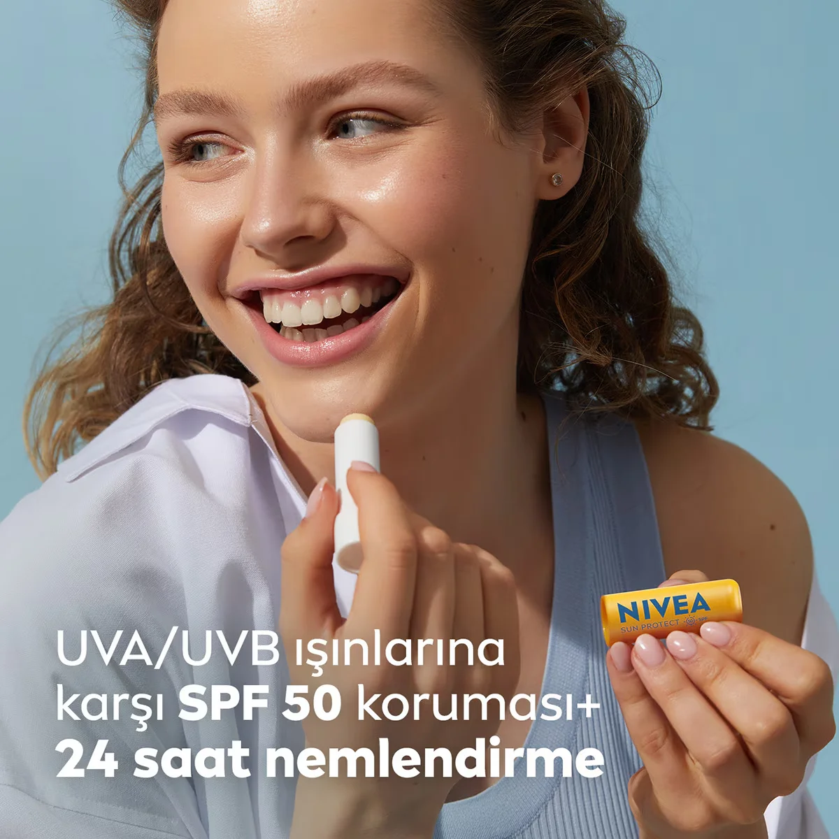 Nivea Sun Spf50+ Protection Lip Balm 4.8 g
