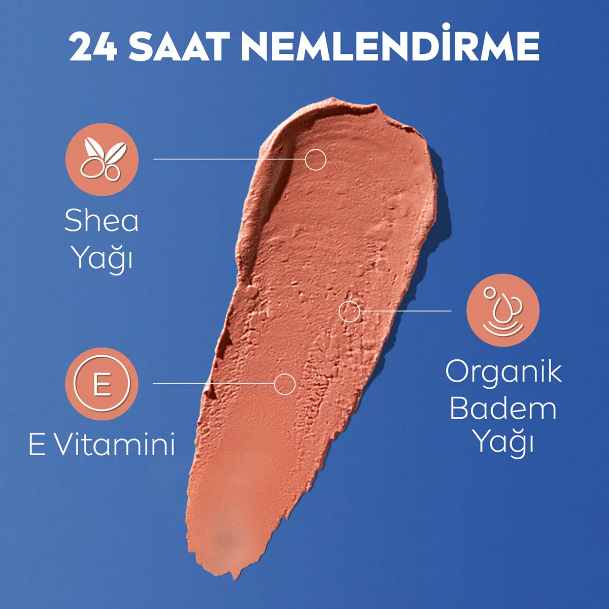 Gepflegte Lippen: Nivea Caring Beauty Nude LSF30 Lippenpfleg