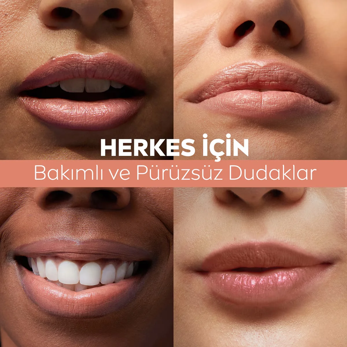 Gepflegte Lippen: Nivea Caring Beauty Nude LSF30 Lippenpfleg