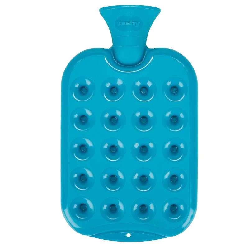 Fashy Honeycomb Blue Hot Water Bottle - 1.2L