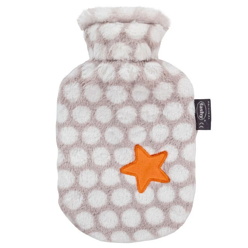 Fashy Kinder-Wasserflasche, gepunktet Orange Stern 0.8L