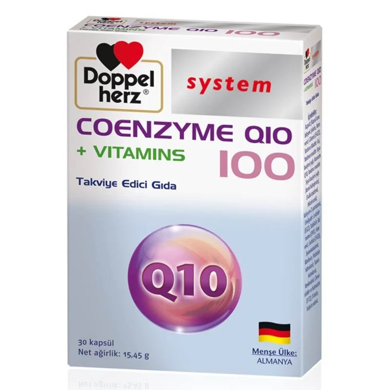Doppel Herz System Coenzyme Q10 + Vitamins 30 capsules