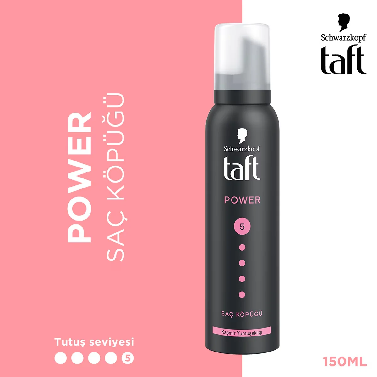 Taft Hair Mousse Power Cashmere 150 ml