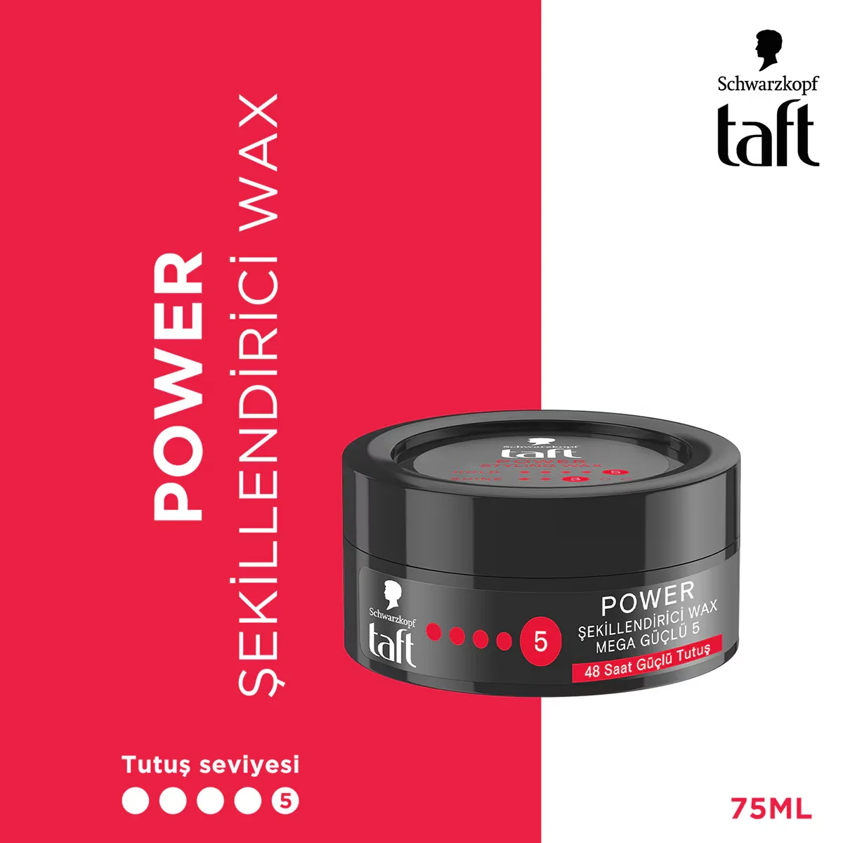 Taft Power Caffeine Wax 75 ml