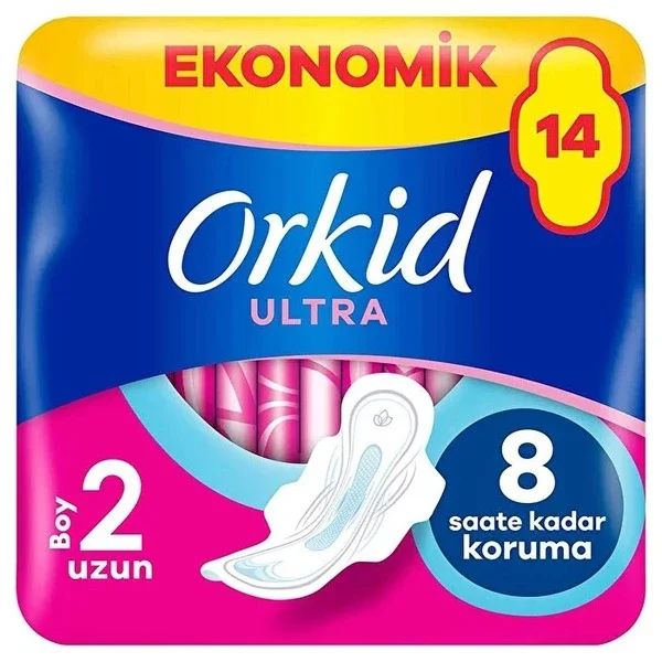 Orkid Ultra Extra Sanitary Pad Long Economic Package 14 pcs