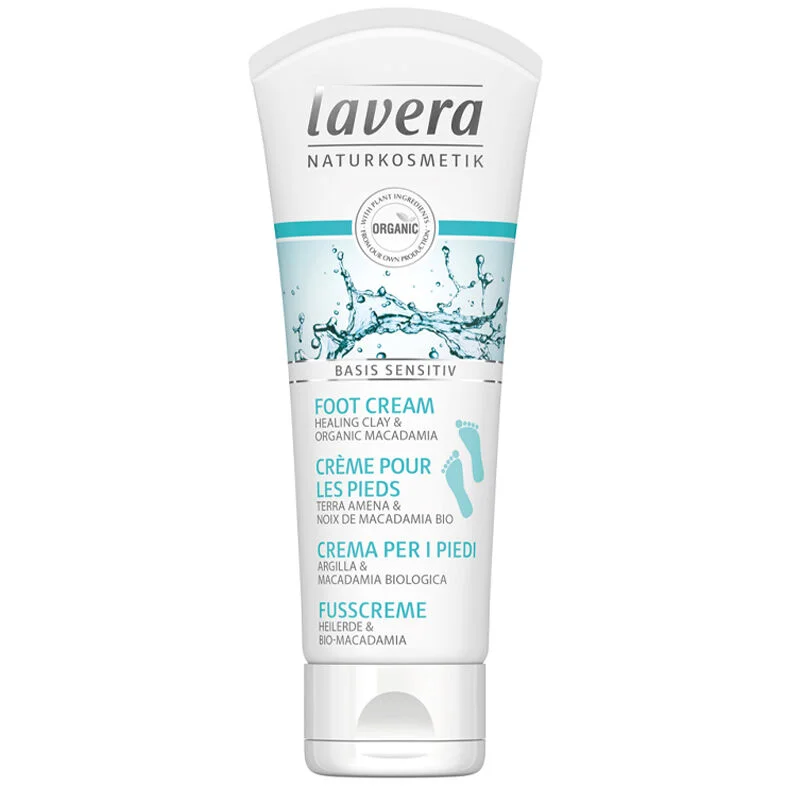 Lavera Fußpflegecreme 75ml - Formel für empfindliche Haut