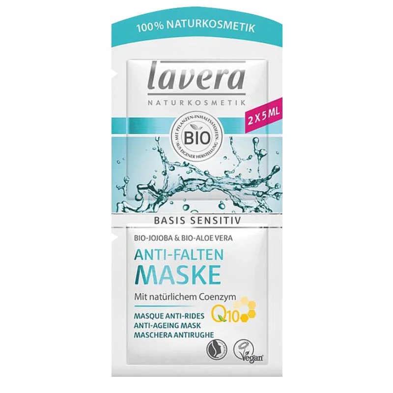 Lavera Basis Sensitive Anti-Aging Gesichtsmaske - 2 x 5 ml