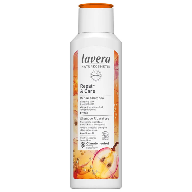 Шампунь восстанавливающий и ухаживающий Organic Lavera 250 мл