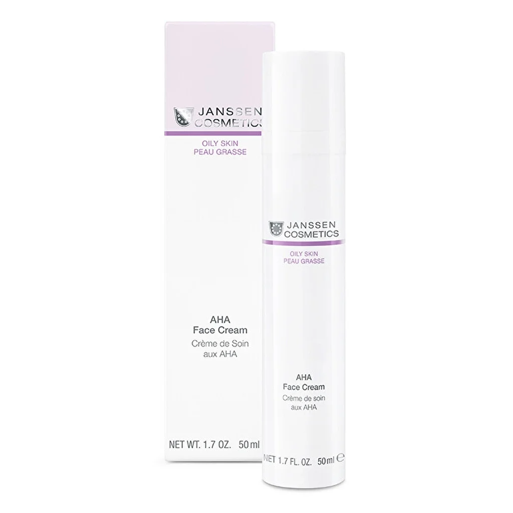Janssen Cosmetics Aha Face Cream Peeling Moisturizer 50 ml