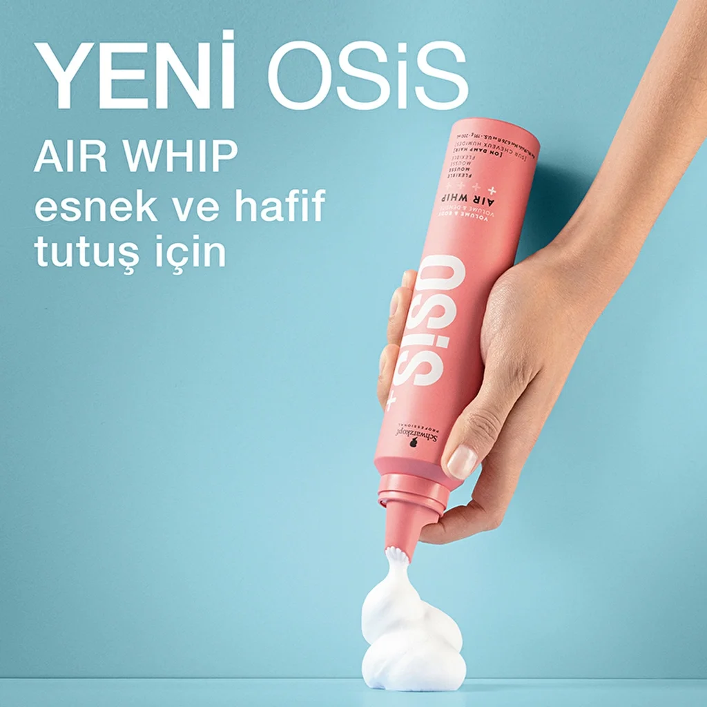 Osis Air Whip Flexibler Schaum - Volumen &amp; Leichter Halt 200ml