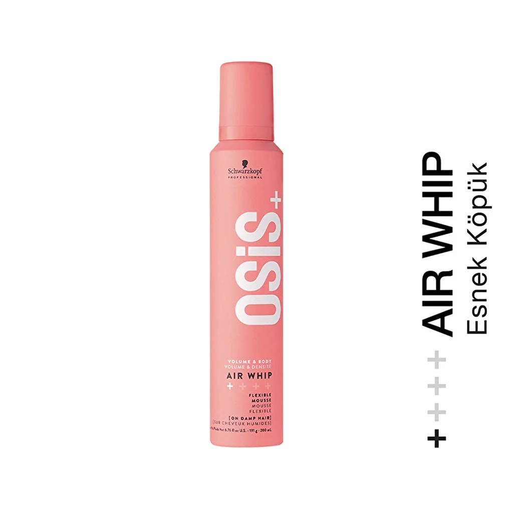 Osis Air Whip Flexibler Schaum - Volumen &amp; Leichter Halt 200ml