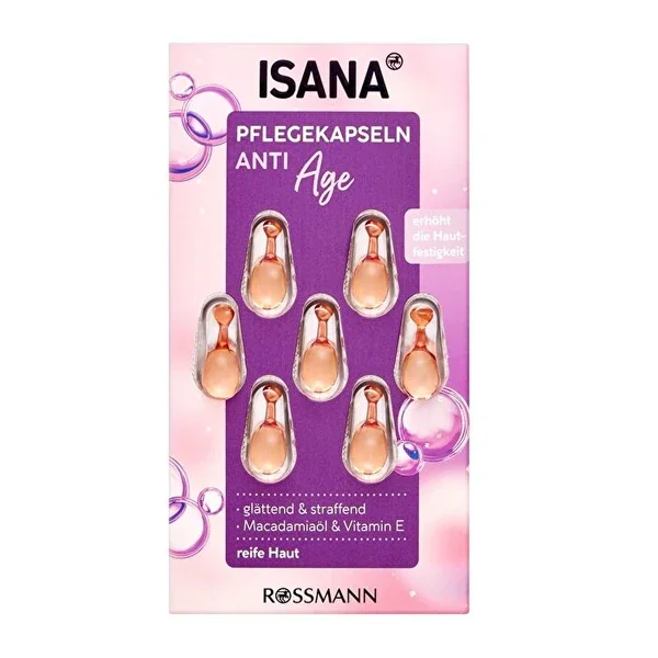Isana Capsule Serum Anti Age Anti Wrinkle 7 x0.38 ml