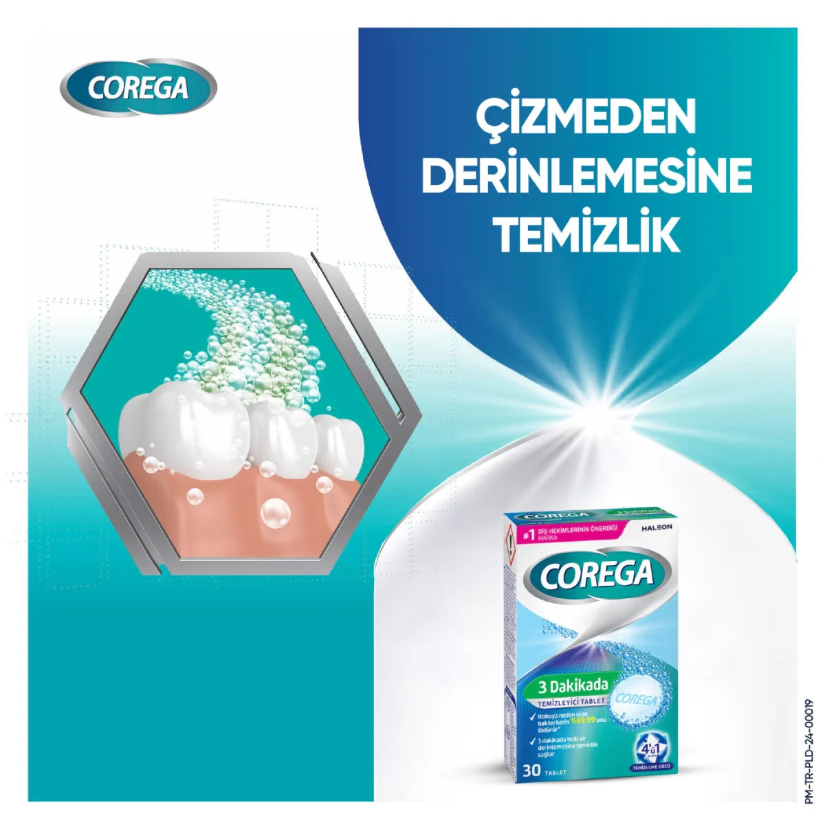 Corega Denture Cleaner Tablet (30 tablets)