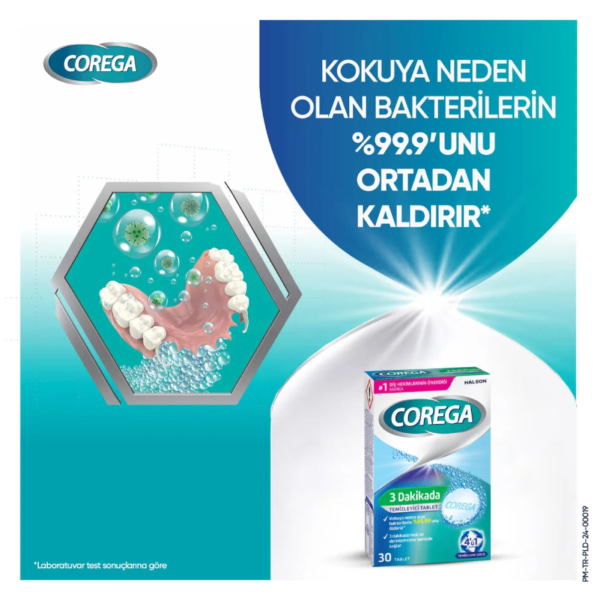 Corega Denture Cleaner Tablet (30 tablets)