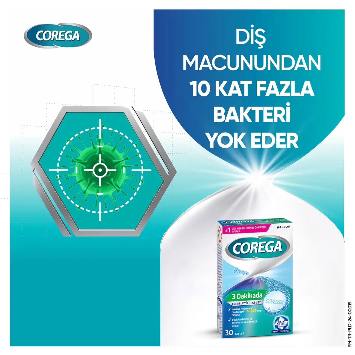Corega Denture Cleaner Tablet (30 tablets)