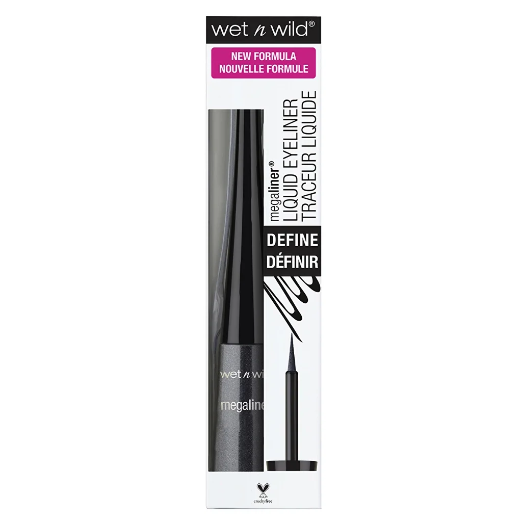 Wet n Wild محدد عيون سائل ميجالاينر من ويت ان وايلد أسود