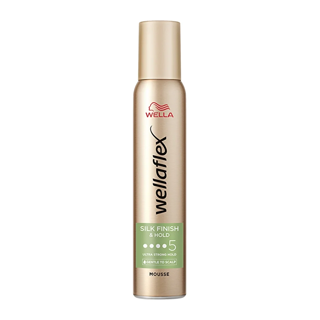 Wella Wellaflex Silk Finish & Hold Hair Mousse Ultra Strong Hold 200 ml - 5/5 hold