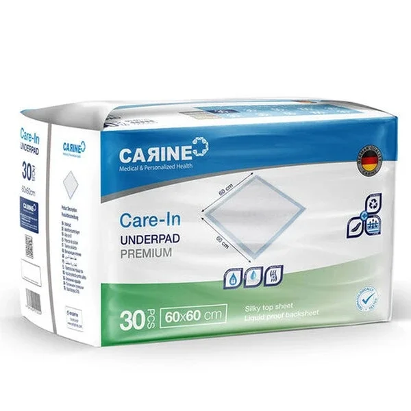 Carine Premium Diaper Changing Cover 30 pcs - 60 x60 cm - 800 ml
