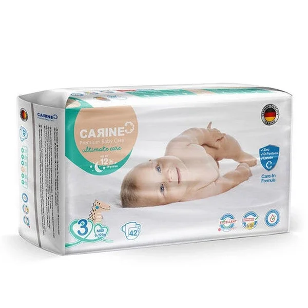 Carine Premium Baby Diaper Size 3 - Midi 42 pcs