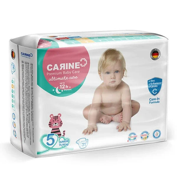 Carine Premium Baby Diaper Size 5 - Junior 31 pcs