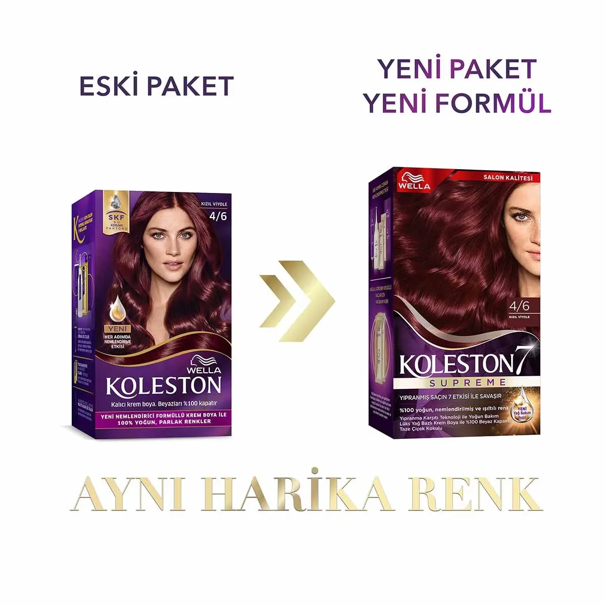 Краска для волос Koleston Wella 4/6 Красно-фиолетовый 1 шт.