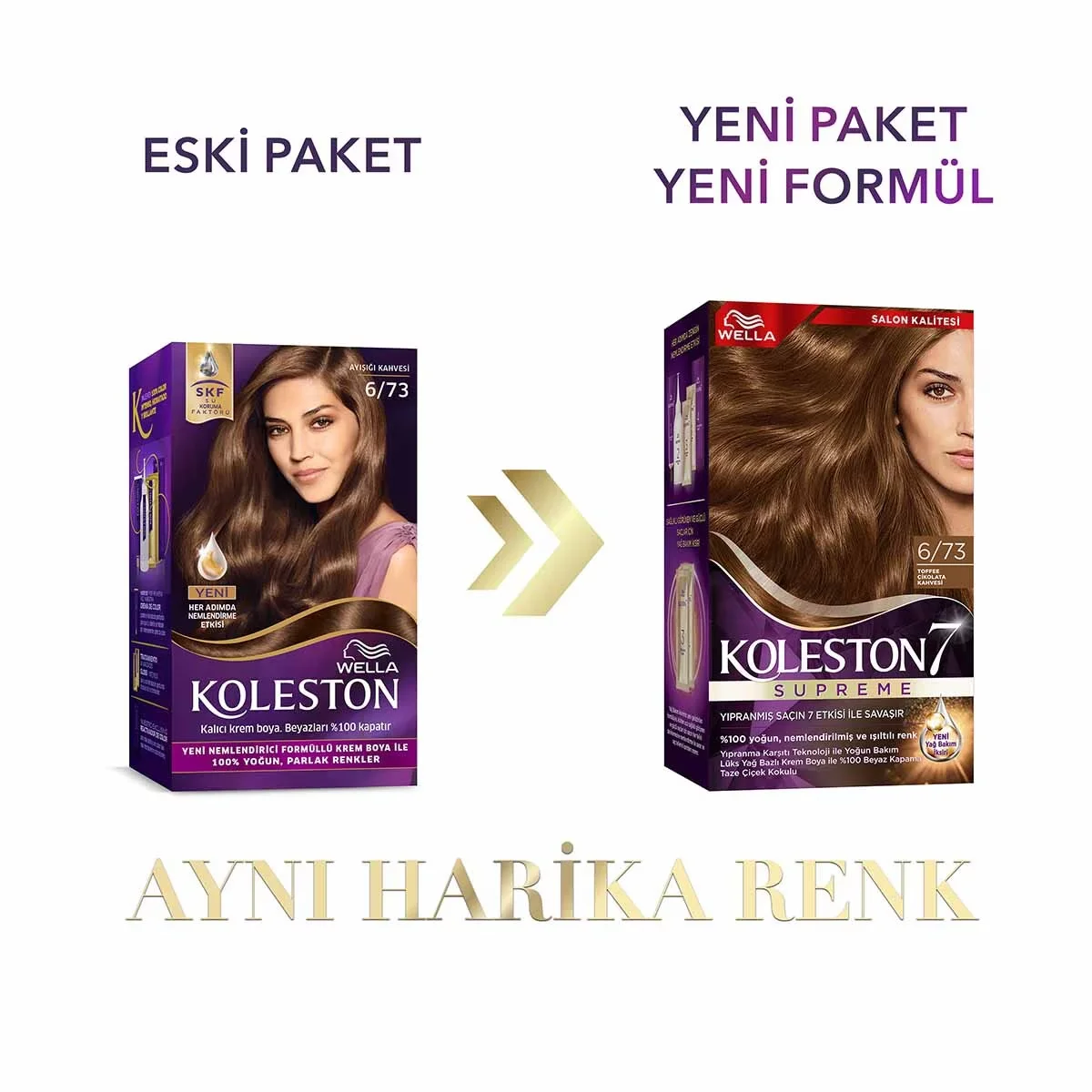 Краска для волос Wella Koleston Supreme 6/73 Трюфельный шоколад