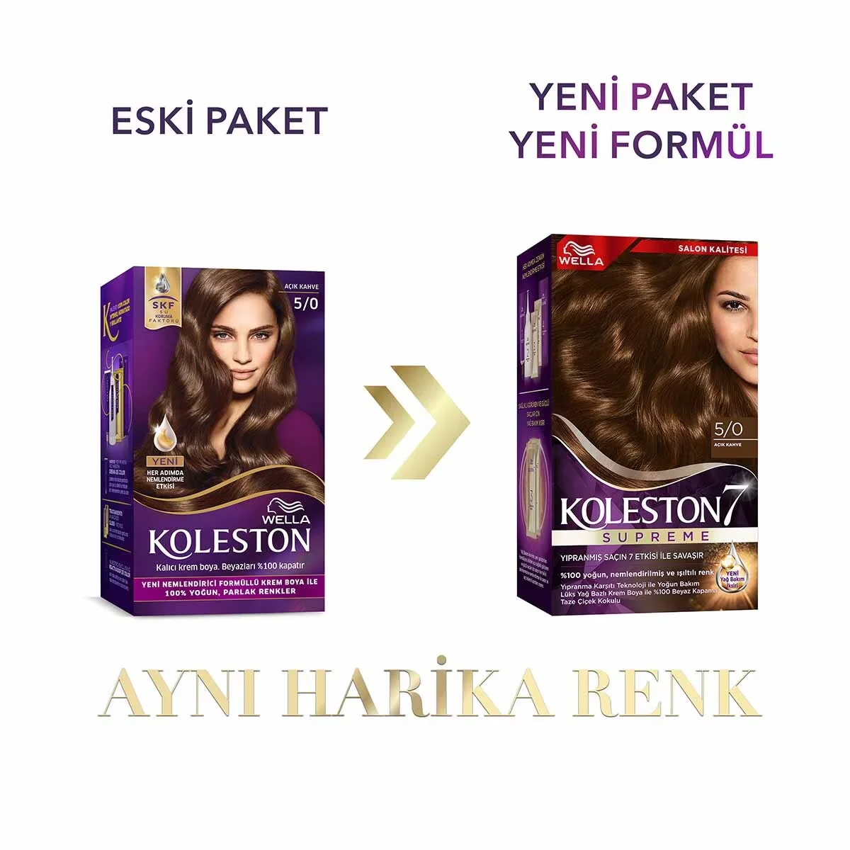 Wella Koleston Supreme 5/0 Hellbraun Haarfärbeset
