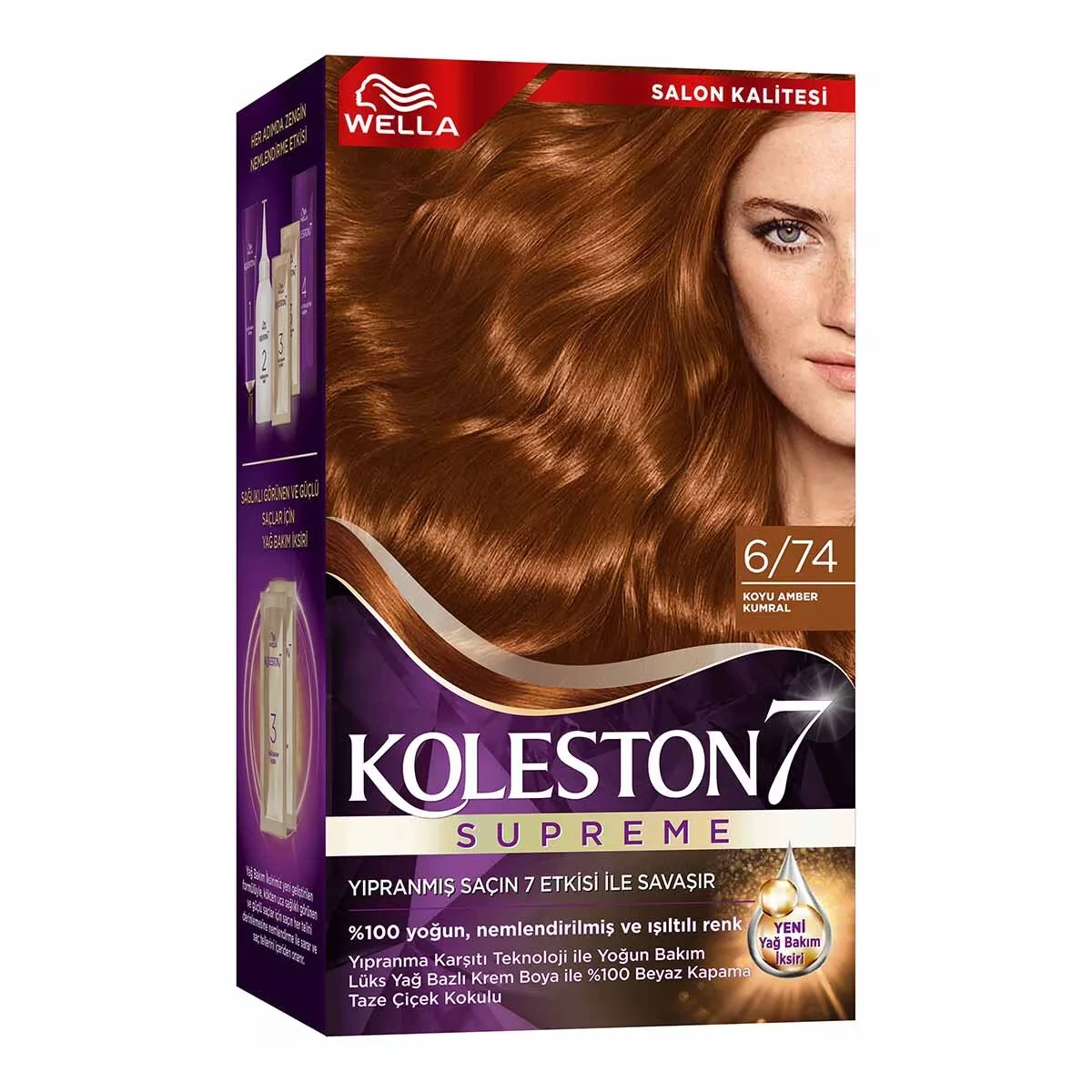 Wella Koleston Kit Hair Dye Terracotta 6/74