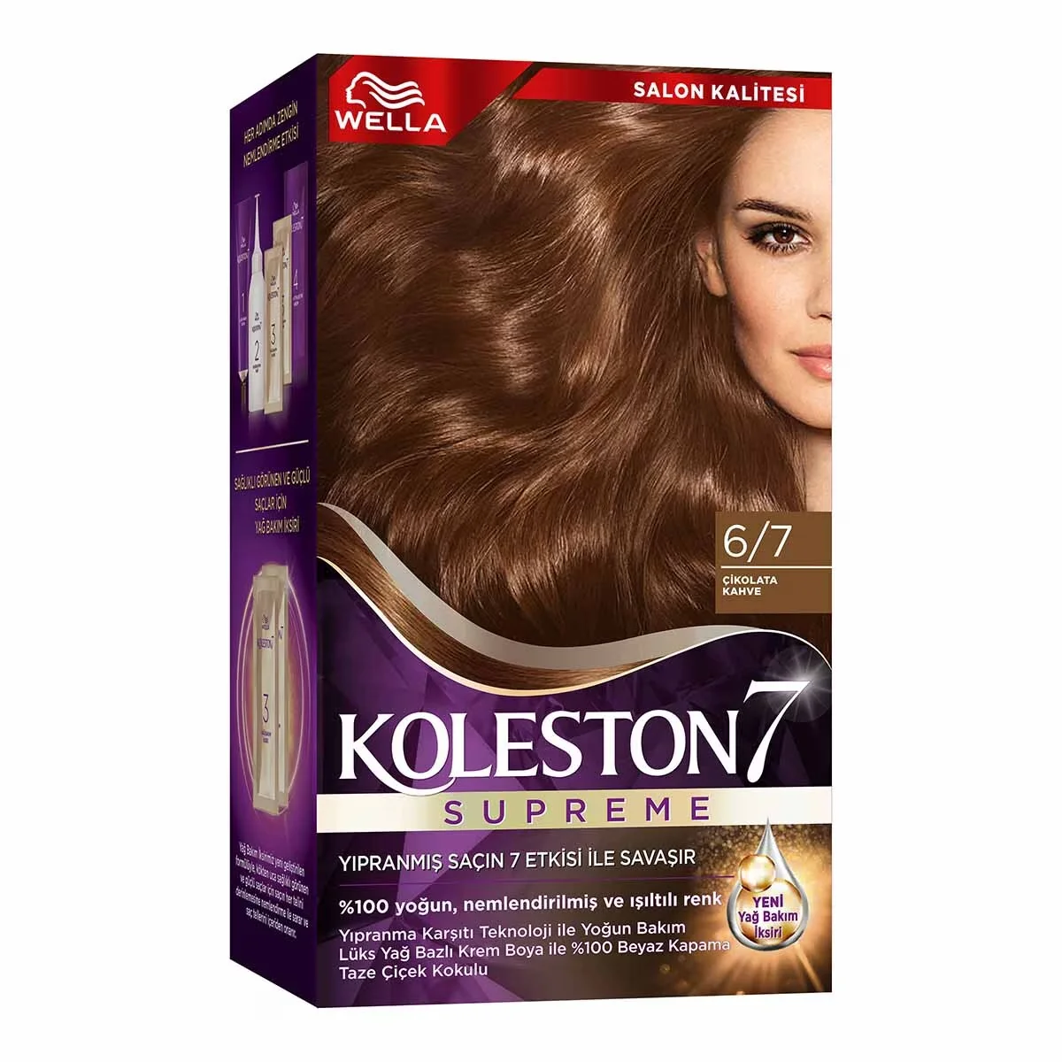 Wella Koleston Supreme Hair Dye 6/7 chocolate Brown