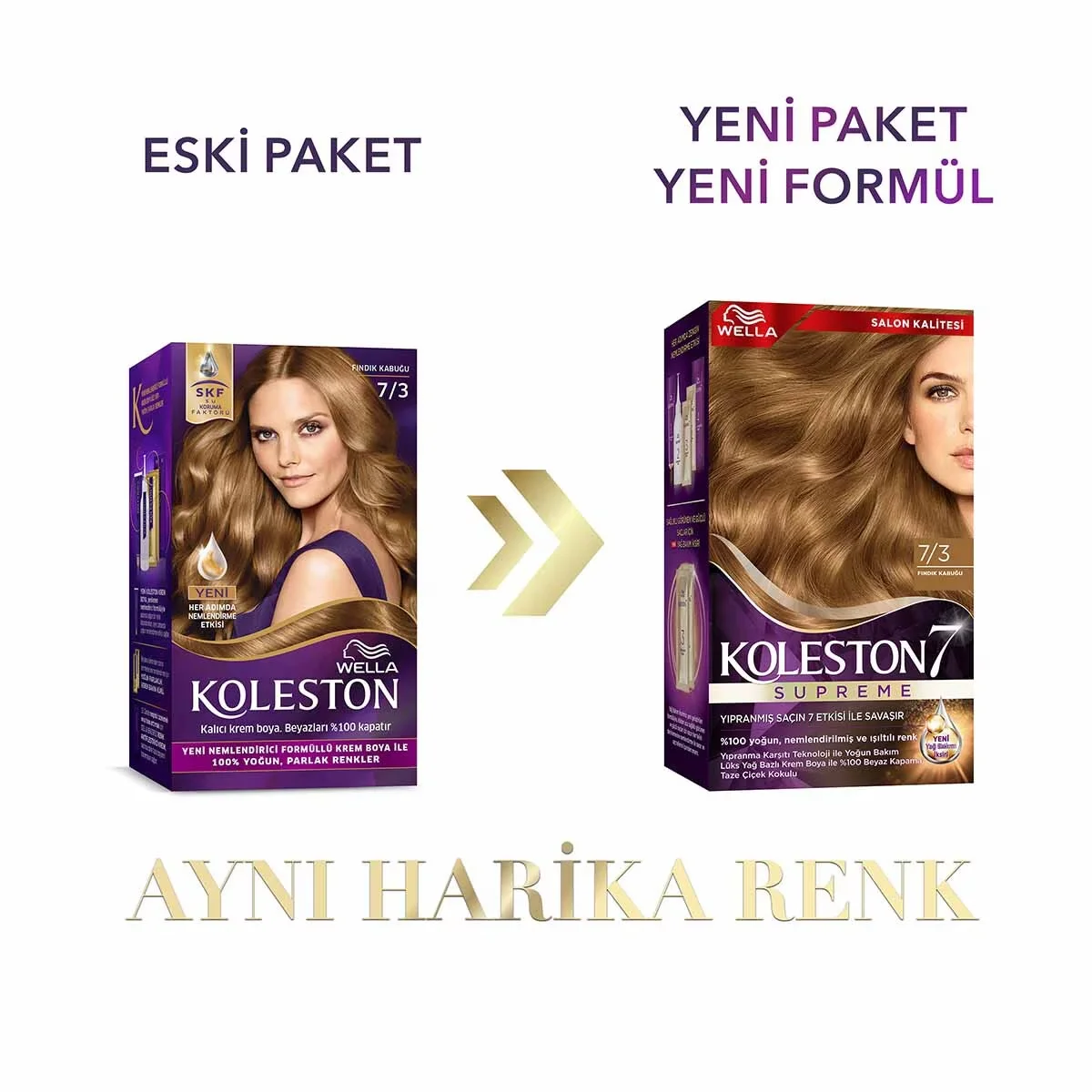 Краска для волос Wella Koleston Supreme 7/3 ореховый шелк