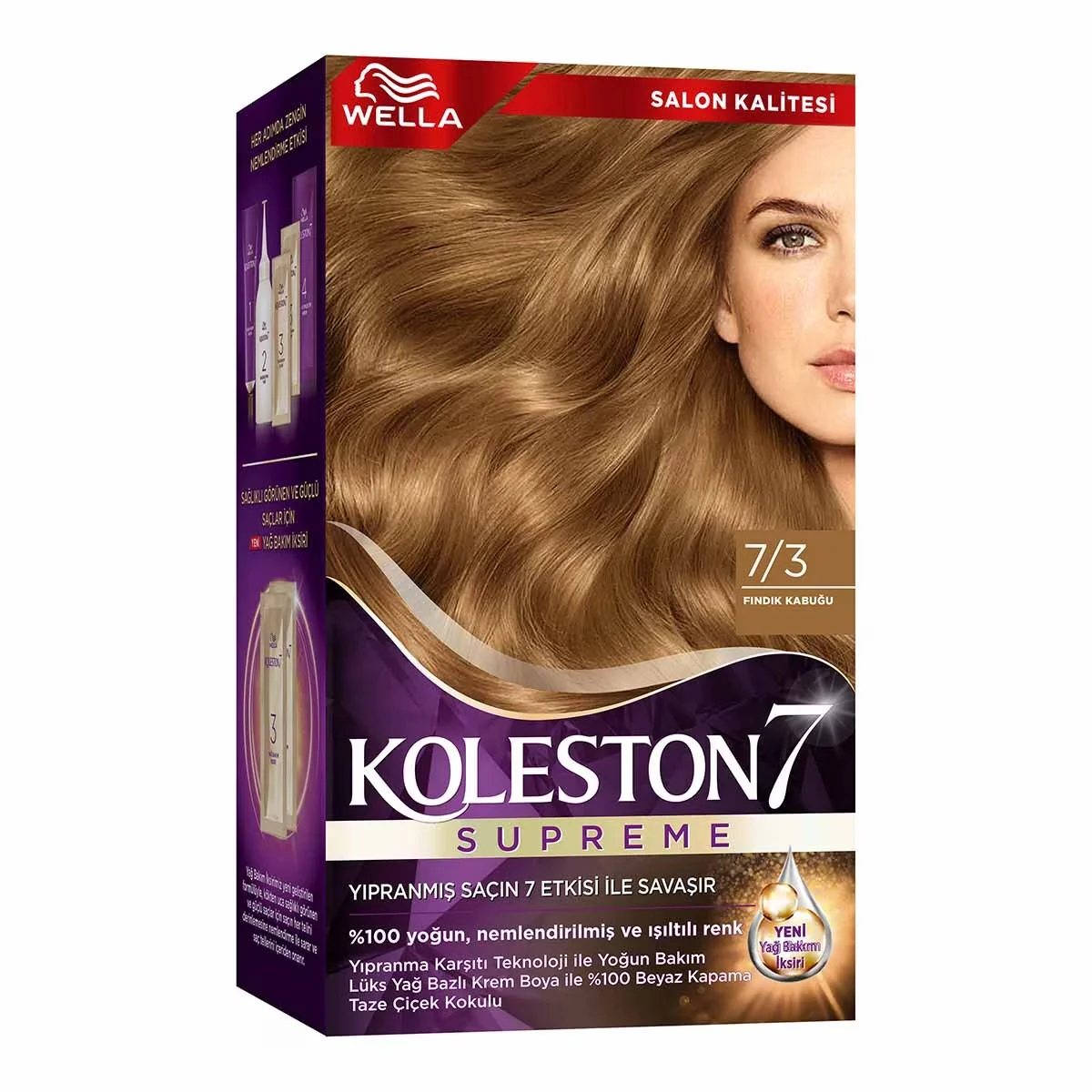 Wella Koleston Supreme Hair Dye 7/3 hazelnut Shell