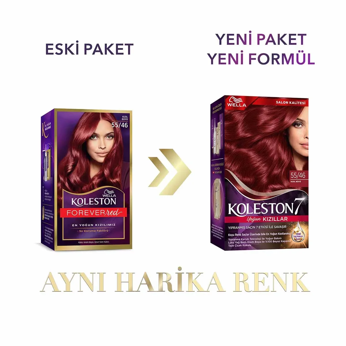 Wella Koleston صبغة شعر ويلا كولستون سوبريم 55/46 أحمر سحري