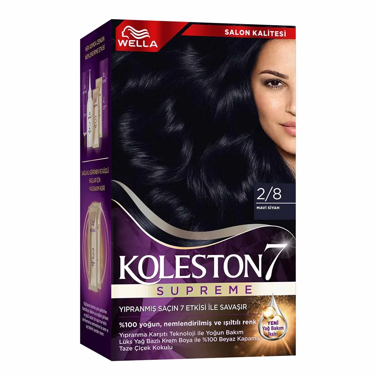 Wella Koleston Supreme Hair Dye 2/8 blue Black