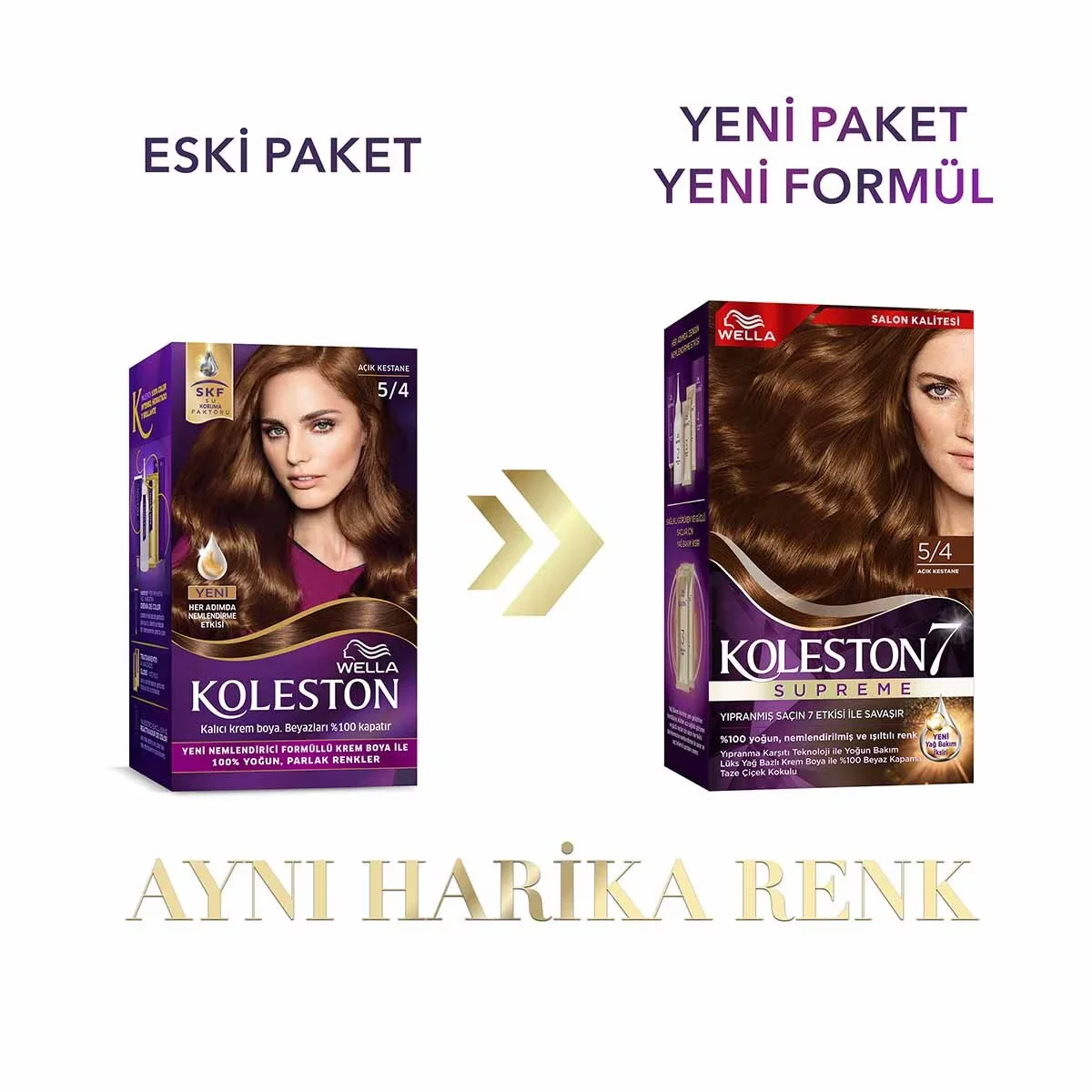 Wella Koleston Supreme 5/4 Hellkastanien Haarfärbeset