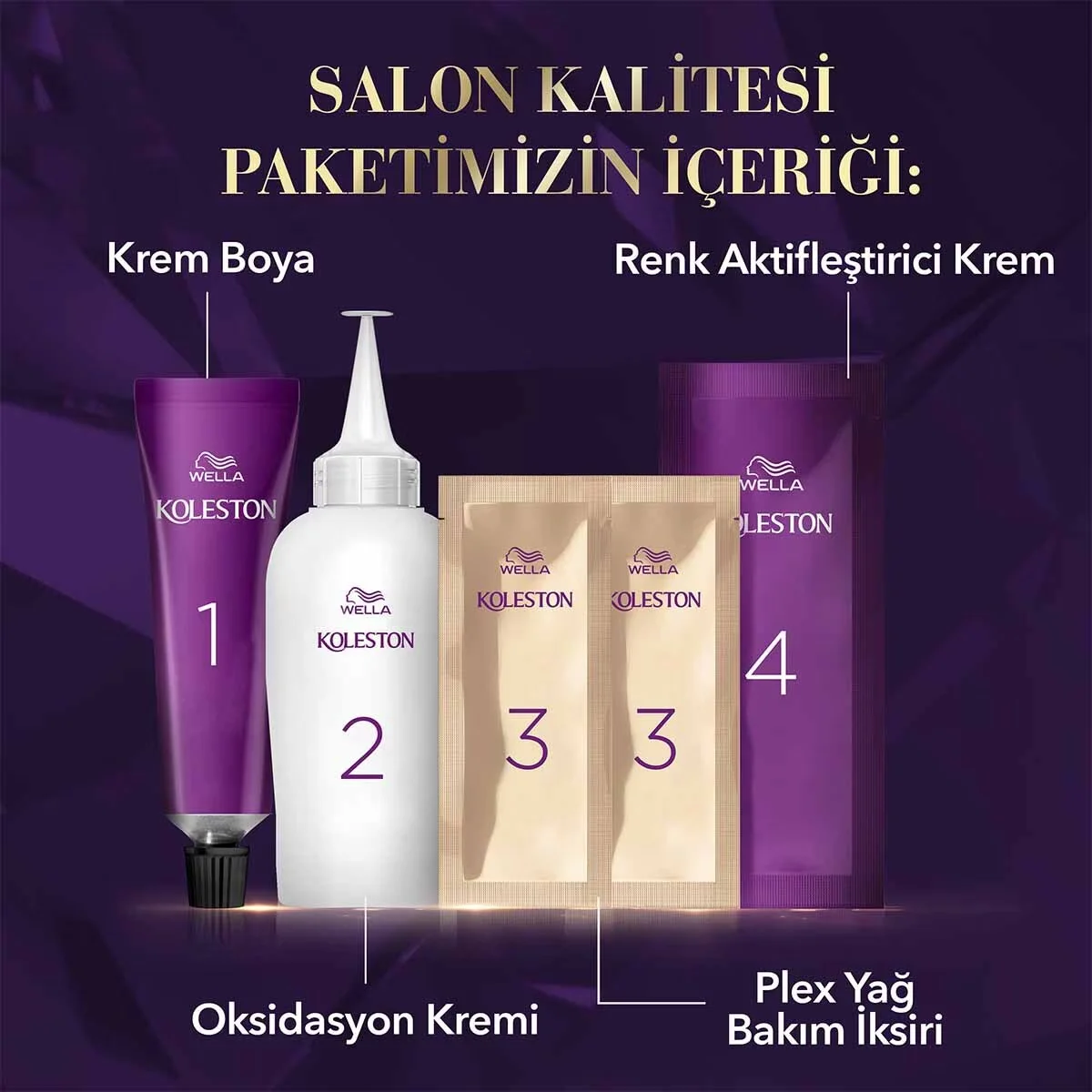 Wella Koleston Supreme 5/4 Hellkastanien Haarfärbeset