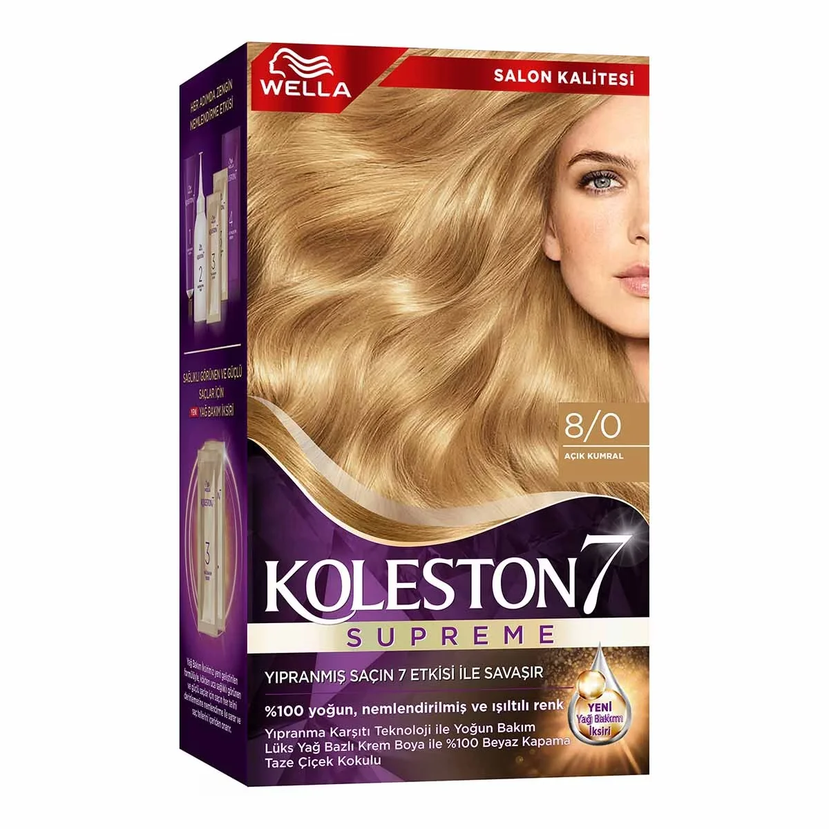 Wella Koleston Supreme Hair Dye 8/0 light Blonde