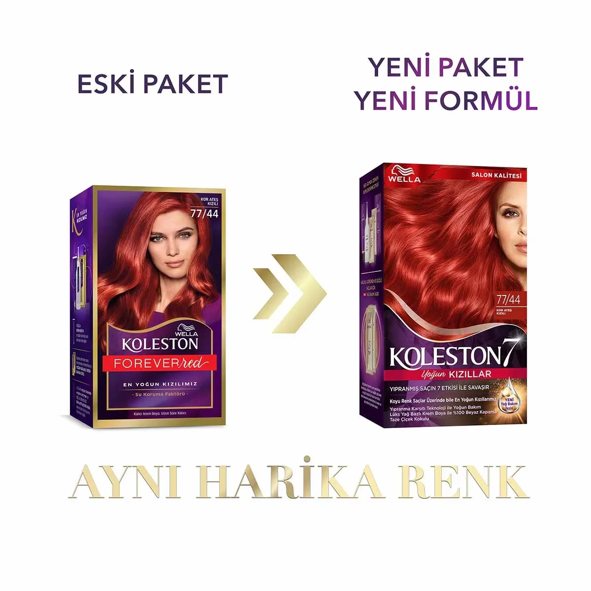 Wella Koleston Supreme 77/44 Flammenrot Haarfärbeset