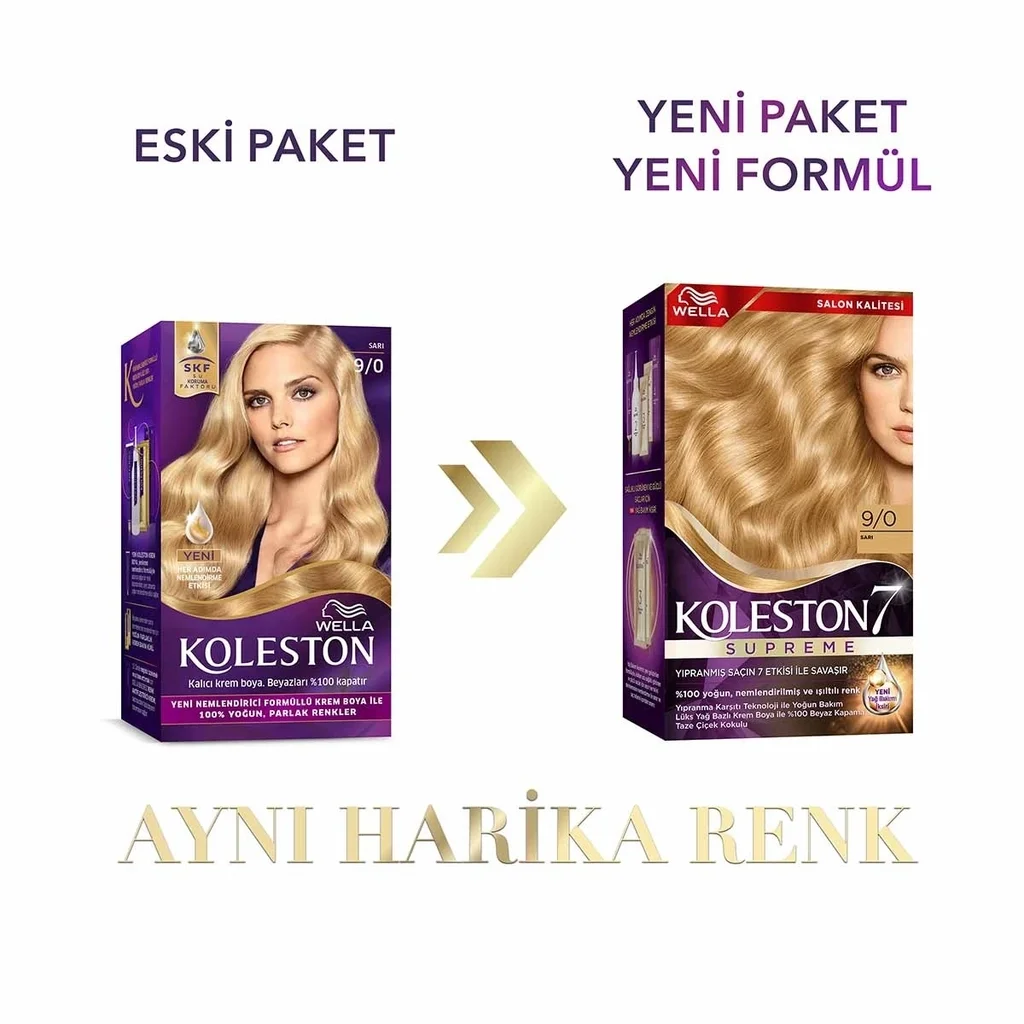 Краска для волос Wella Koleston Supreme 9/0 блонд
