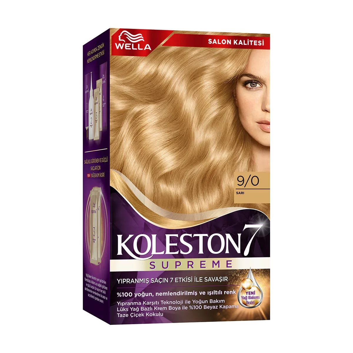 Краска для волос Wella Koleston Supreme 9/0 блонд