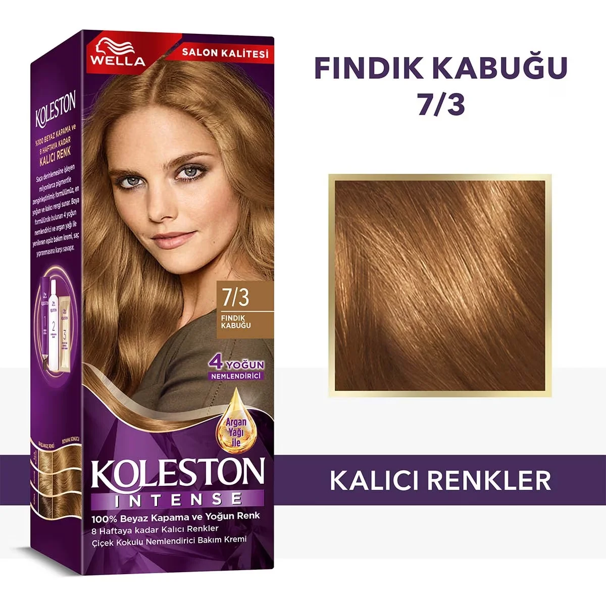 Wella Koleston Intense Hair Dye 7/3 hazelnut Shell