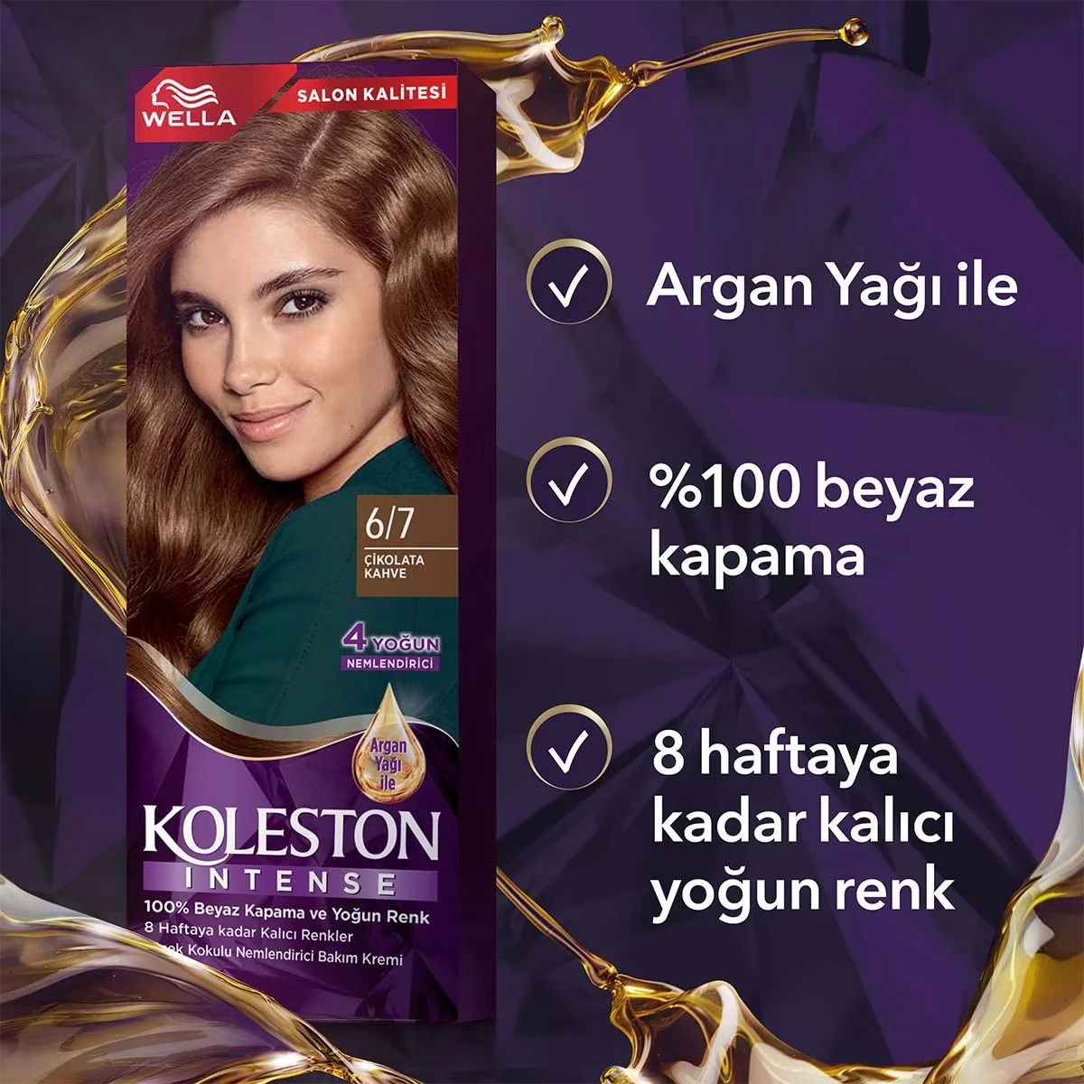 Краска для волос Wella Koleston Интенсивная 6/7 Шоколадный Коричневый