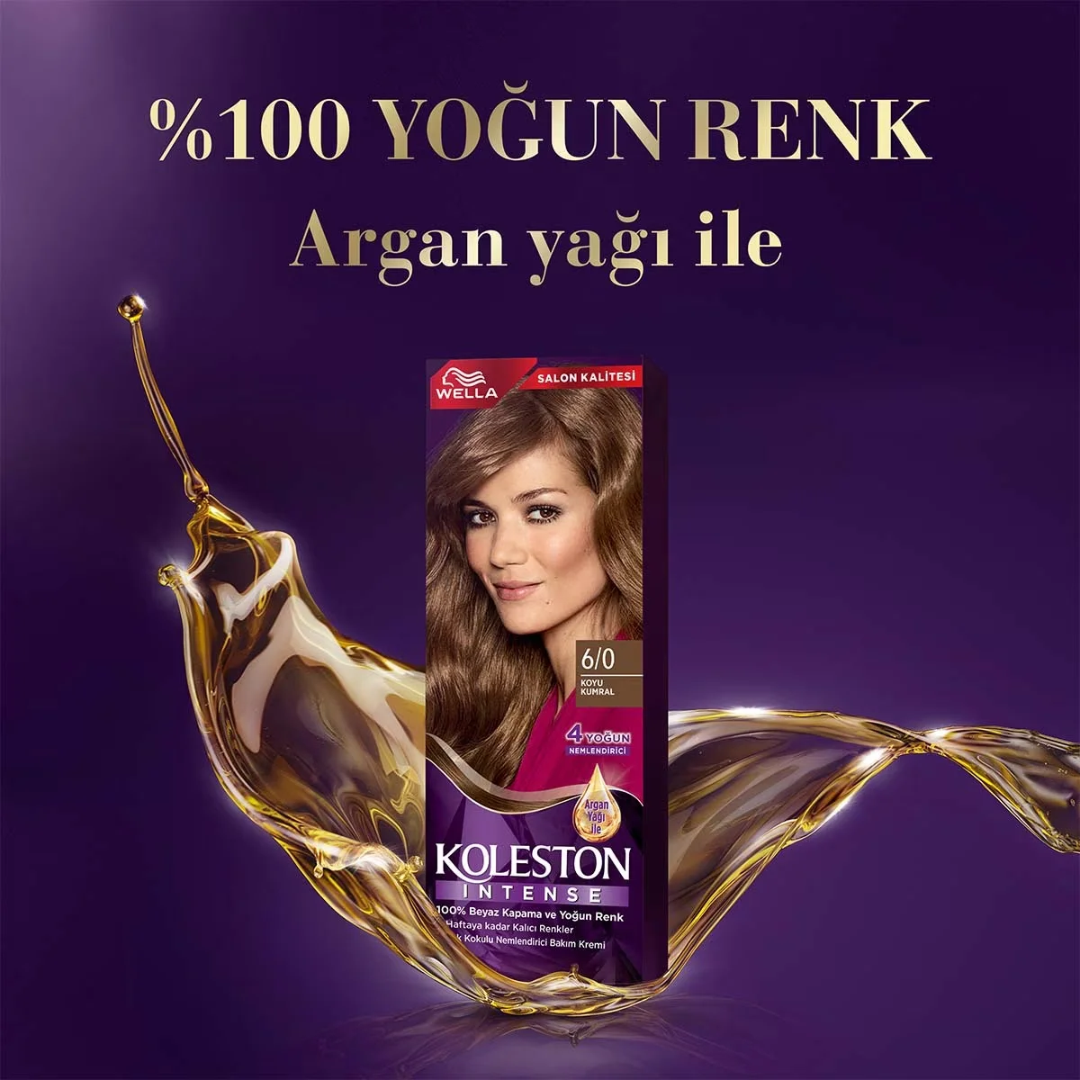 Краска для волос Wella Koleston Интенсивная 6/0 Темный блондин
