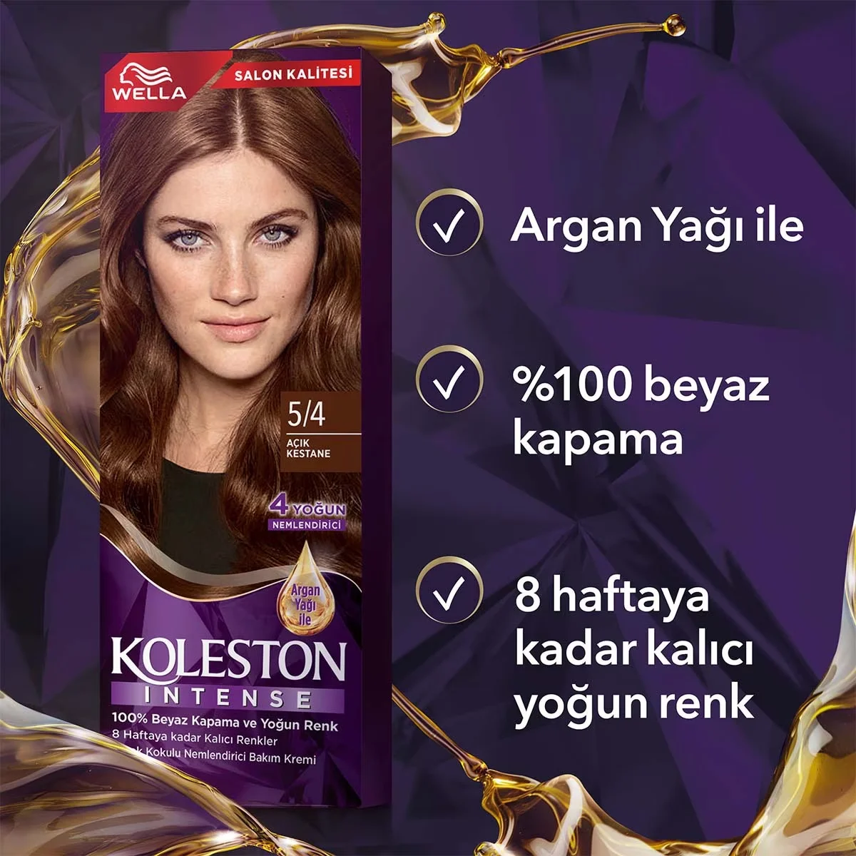 Wella Koleston 5/4 Hellkastanien Haarfarbe