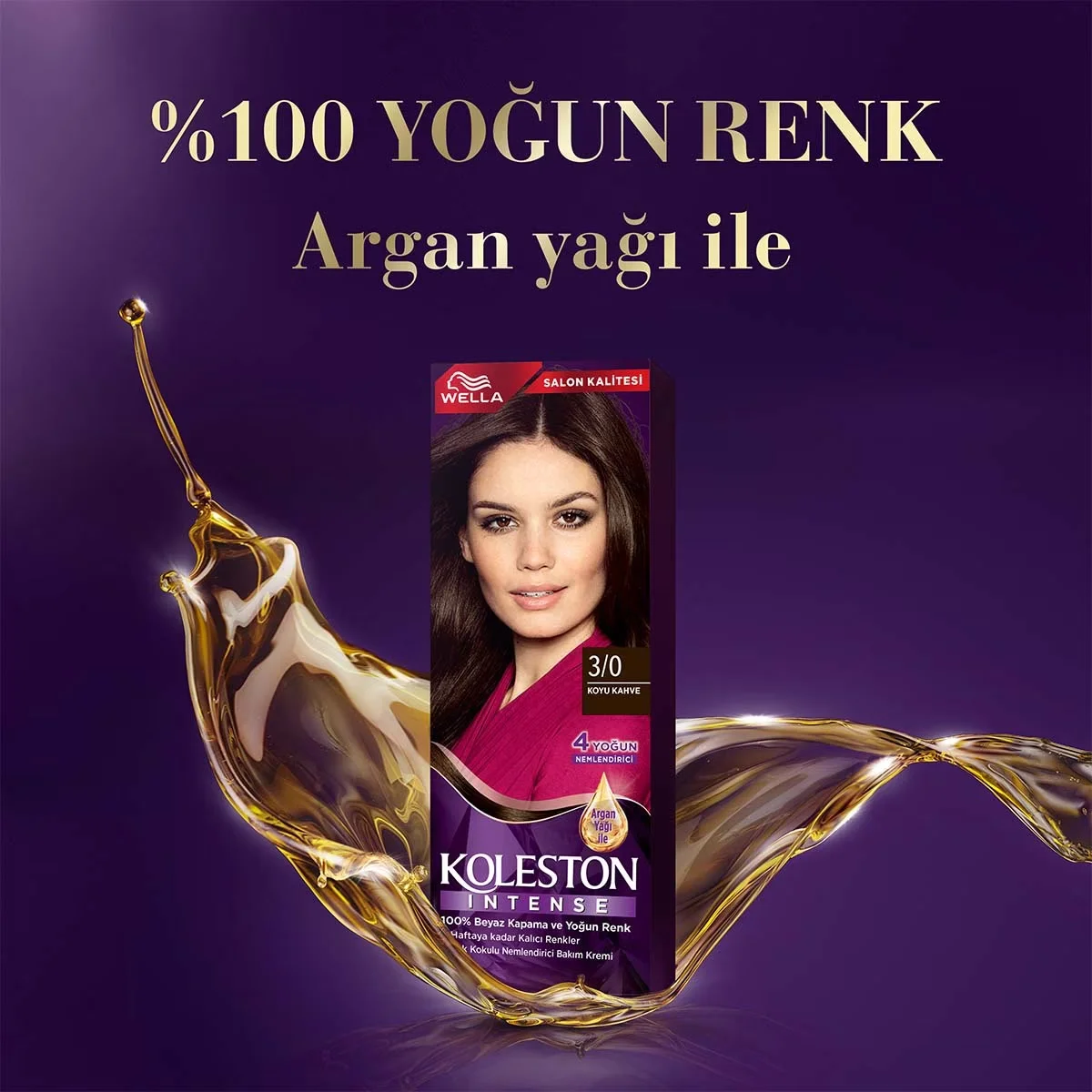 Wella Koleston Intense Hair Dye 3/0 dark Brown