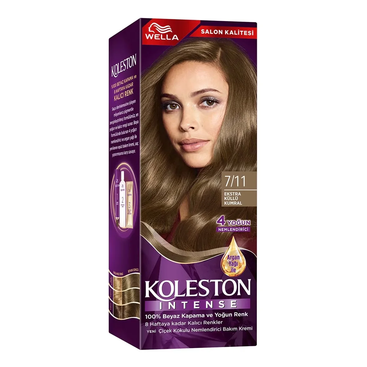 Wella Koleston Intense Hair Dye 7/11 extra Ash Blonde