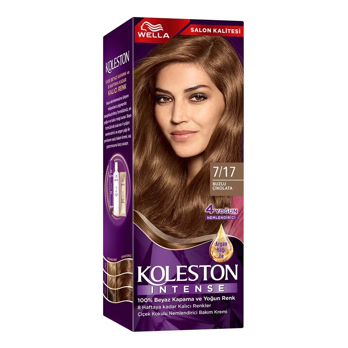 Wella Koleston Intense Hair Dye 7/17 iced Chocolate