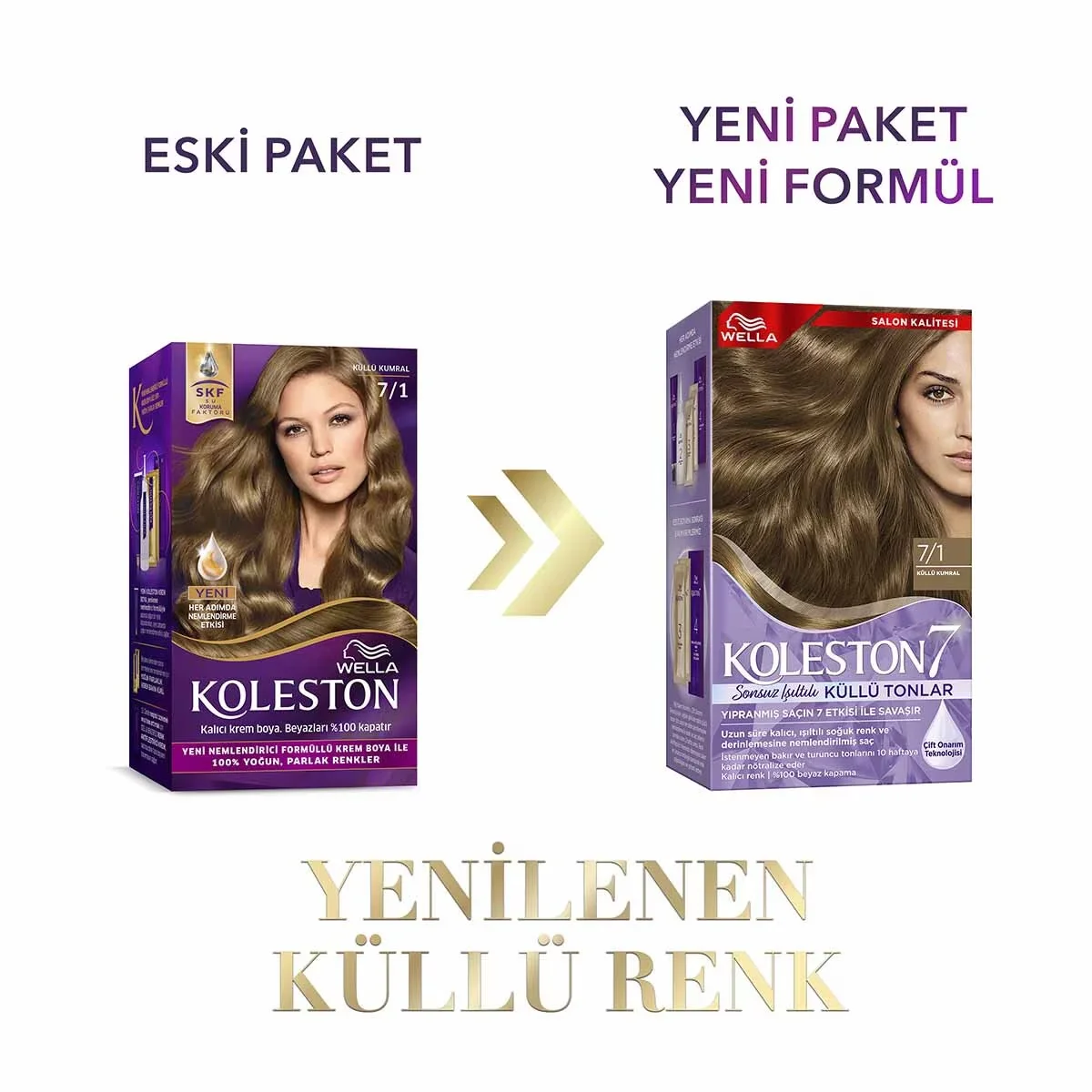 Краска для волос Wella Koleston Supreme 7/1 пепельный блондин