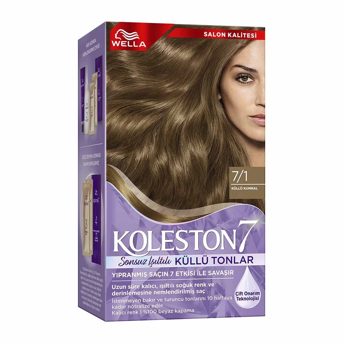 Wella Koleston Supreme Hair Dye 7/1 ash Blonde (infinite Shining Ash Tones)